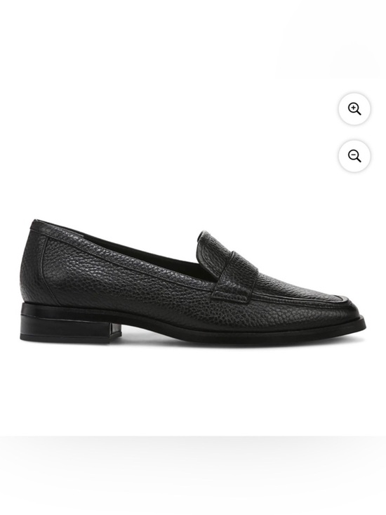 Vionic Black Textured Leather Slip-On Penny Loafers main image 5